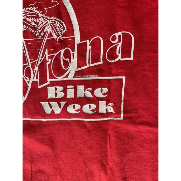 Harley Davidson T Shirt 1992 Daytona Bike Week Single Stitch USA Vintage Men’s L - Picture 8 of 8